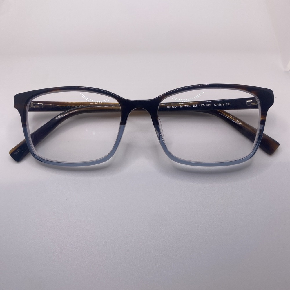 Warby Parker Eyeglasses FRAMES ONLY Brandy 53-17-145 Brown Clear 431